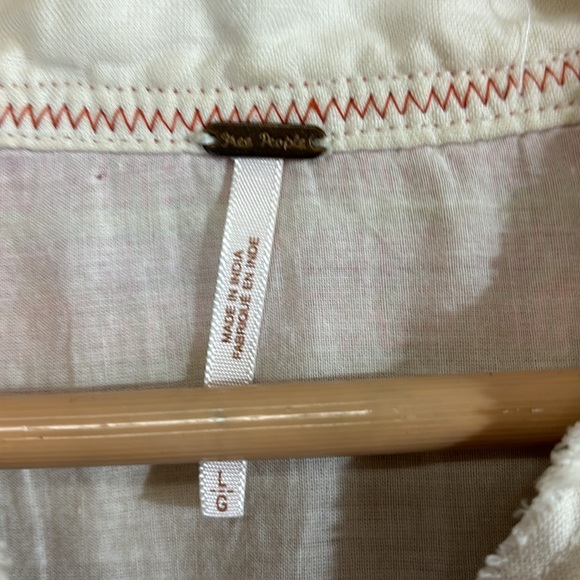 Free People Trapeze Prairie Embroidered Jacket Size large - Picture 6 of 12